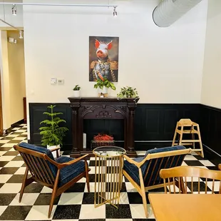 sushi and sashimi, interior