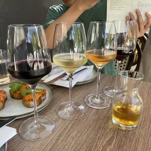 4 tasting flight