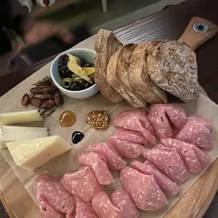 Beautiful meat and cheese plate!