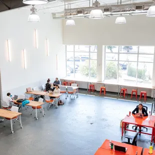 Natural light fills the Propeller workspace.