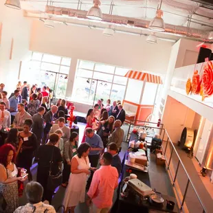 Propeller can hold up to 200+ person social events.