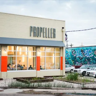 Propeller&apos;s space includes free off-street parking and bike racks.