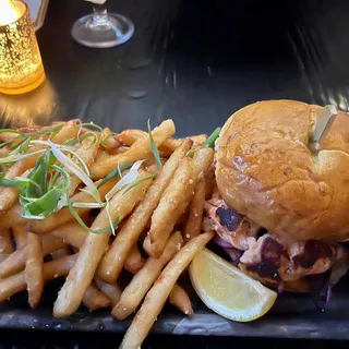 Spiced Salmon Burger