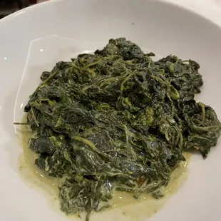 Creamed Spinach Lamb Chops