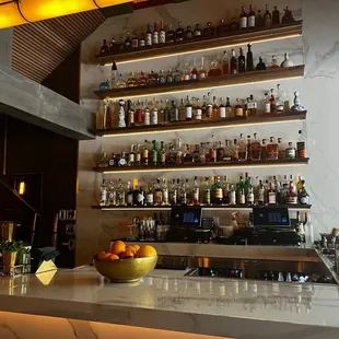 Bar near the entrance