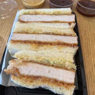 Pork katsu sando