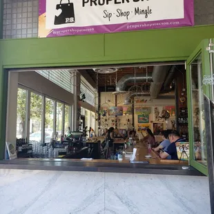 Stop in for a drink and visit/shop some amazing artists.