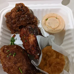 Fried chicken entree