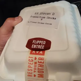 Roast chicken entree