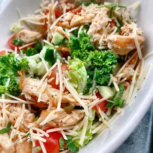 Flipped Chicken Salad