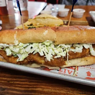 Fried chicken sandwich