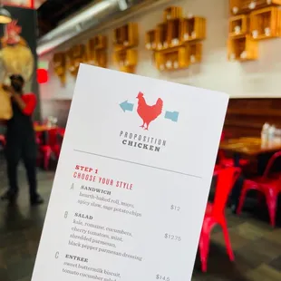 Friendly staff helps choosing menu
