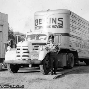 Early Bekins truck driver