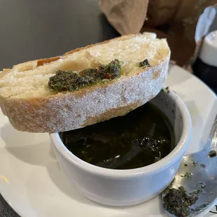 The Olive Oil and bread