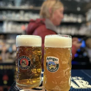 Amazing German beers. (They&apos;re so BIG!)