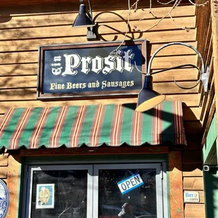 Outside sign