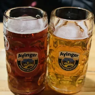 Steigel and Marzen...ummm so good!