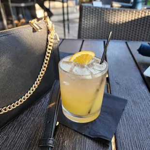 Passion fruit pineapple mocktail