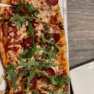 Hot Honey Pepperoni Flatbread