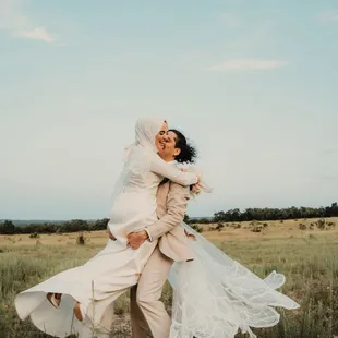 Couples portraits on the property