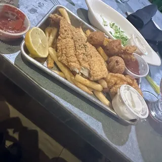 Fried Catfish and Shrimp