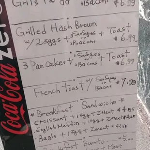 Outside sandwich board