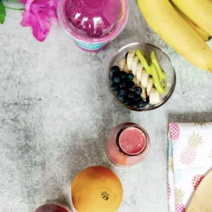 a variety of fruits and vegetables