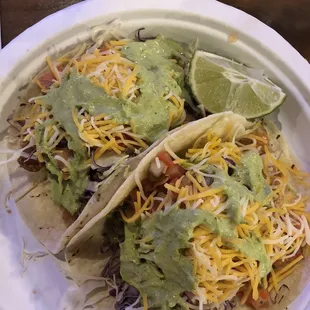 Baja Fish Tacos   A very tasty plate.