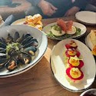 mussels, shellfish, oysters, food, oysters and mussels