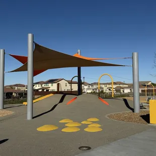Climbing area with shade