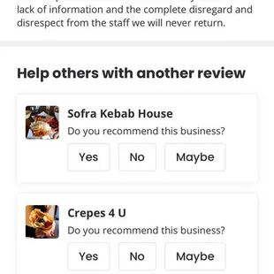 Review that was taken down