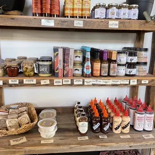 Lots of interesting gourmet pantry items