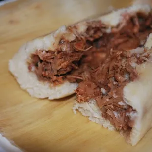a pulled pork sandwich