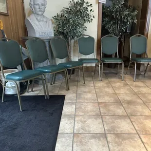 Waiting area for takeout