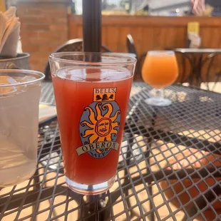Local beers on draft
