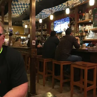 a man sitting at a bar