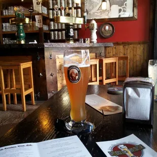 Stopped in at Prost! for a light lunch. After a few sips of delicious Franziskaner Weissbier I&apos;m all about it!