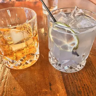 Tequila Old Fashioned and Lavender Haze