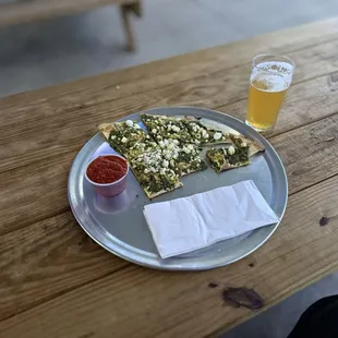 Pesto and Goat Cheese Bread