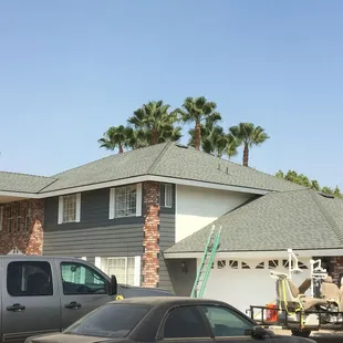 GAF Titile 24 compliant roofing shingles 
Color Coastal Slate