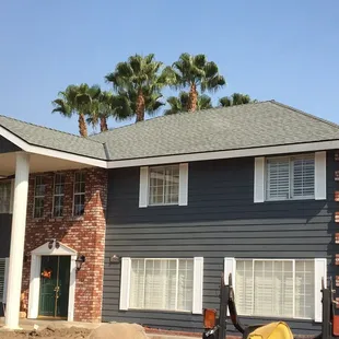 GAF Timberline HD Shingles.        Color Coastal Slate