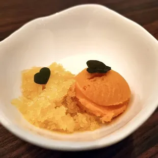 Palette cleanser dessert (forgot the formal name) (5/5)