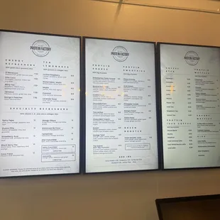 Full menu, a lot of high protein options and delicious flavors