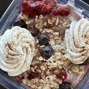 Apple berry cobbler bowl