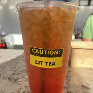 Tiger tea, just like at the protein monkey