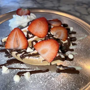 Protein waffle - half now - half to go