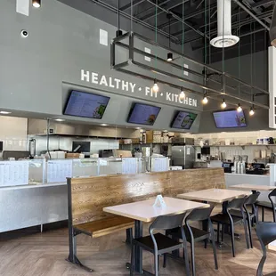 the interior of a healthy fit kitchen