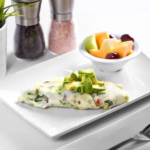 an omelet on a plate