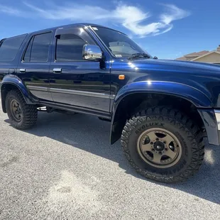 No photoshop done to this pic. Vehicle is a 1995 and the paint looks brand new.