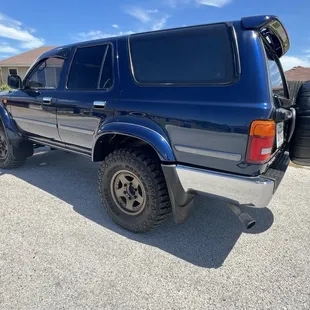 No photoshop was done to this pic. Vehicle is a 1995 and paint looks brand new.